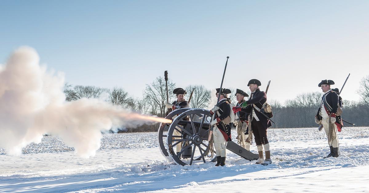 Experience The Battle Of Princeton 2024 American Battlefield Trust   Princeton DanKomoda PrincetonReenactmentWINTER PBS 1002small (1) 